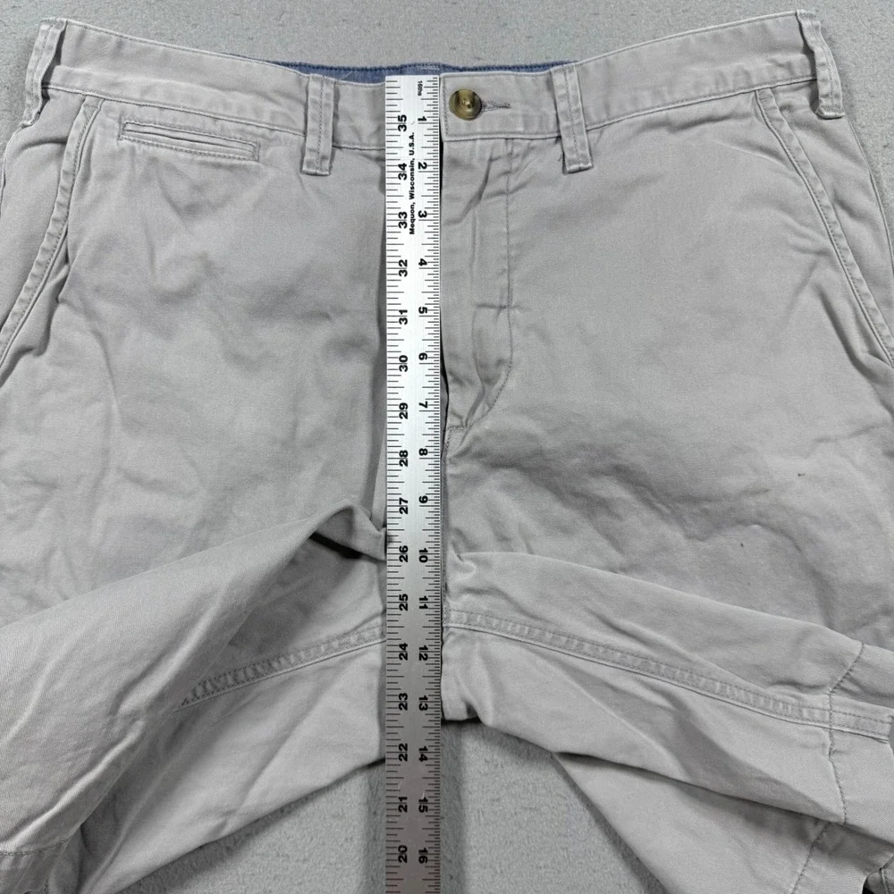 Polo Ralph Lauren Mens Relaxed Fit Chino Shorts Gray Cotton Twill Size 33